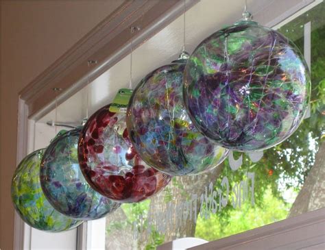 Hanging Witch Balls in Windowsills: Connecting with Nature and the Elements